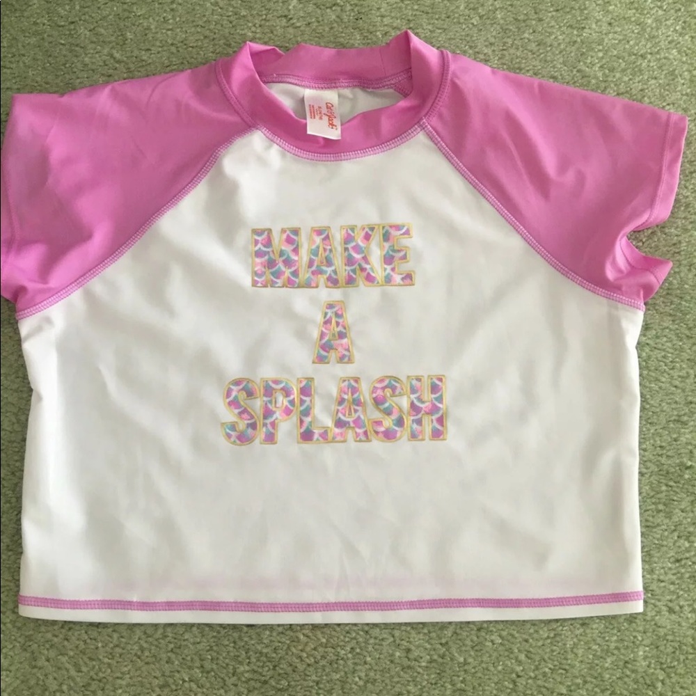 Cat & Jack swim top XL (14-16)